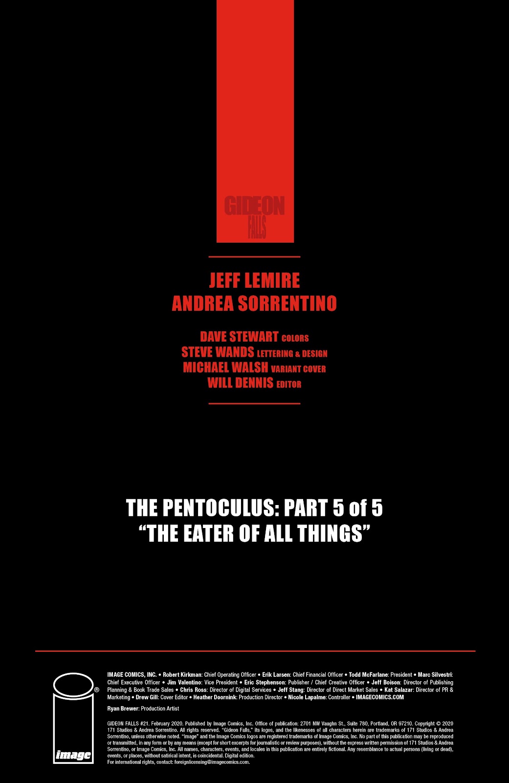 Gideon Falls Issue #21 - Page 2