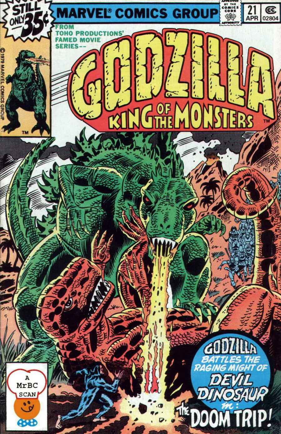 Godzilla (1977) Issue #21 - Page 1