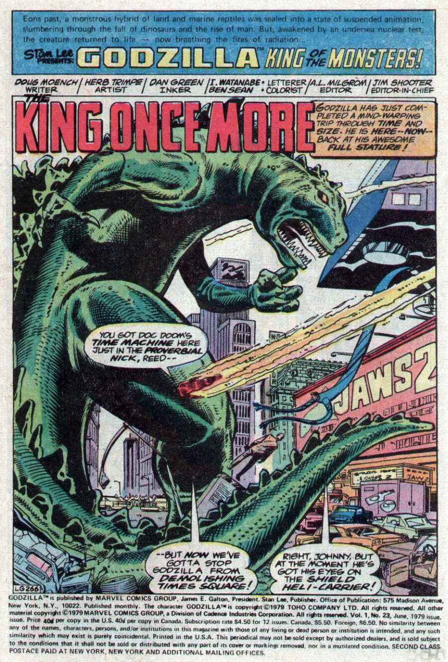 Godzilla (1977) Issue #23 - Page 2