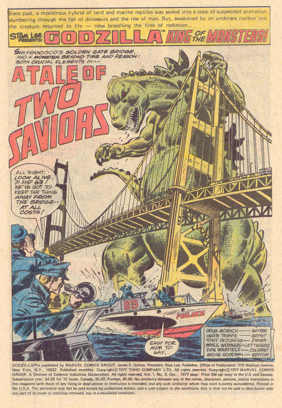 Godzilla (1977) Issue #3 - Page 2
