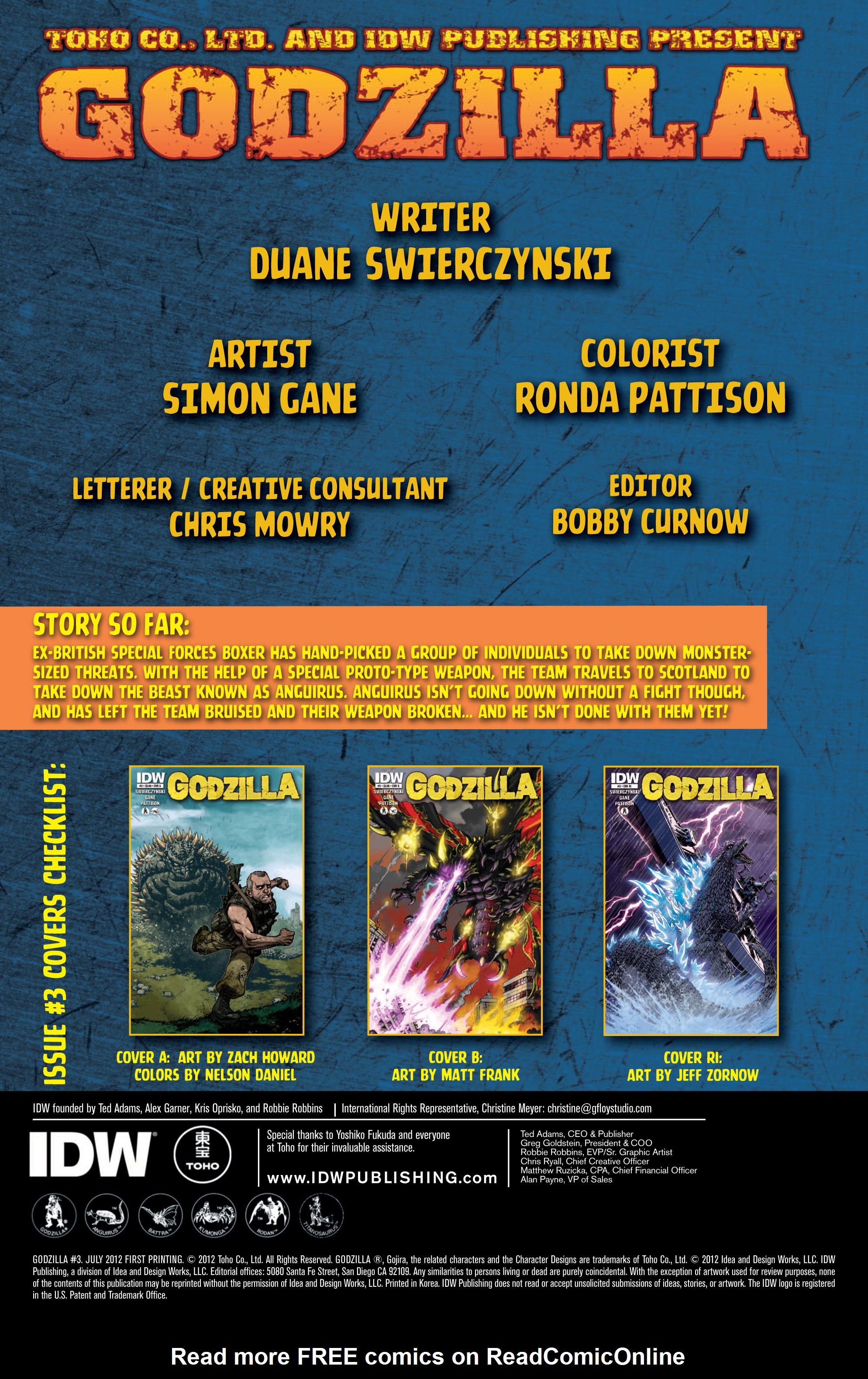 Godzilla (2012) Issue #3 - Page 2