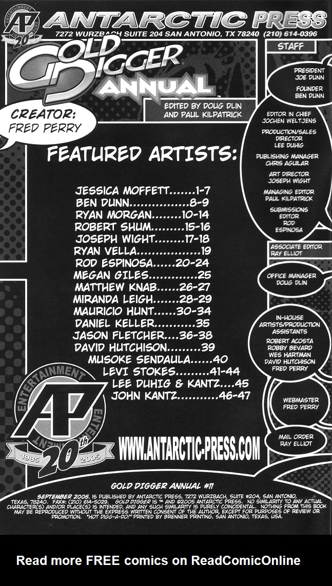 Gold Digger Annual Issue #11 - Page 2