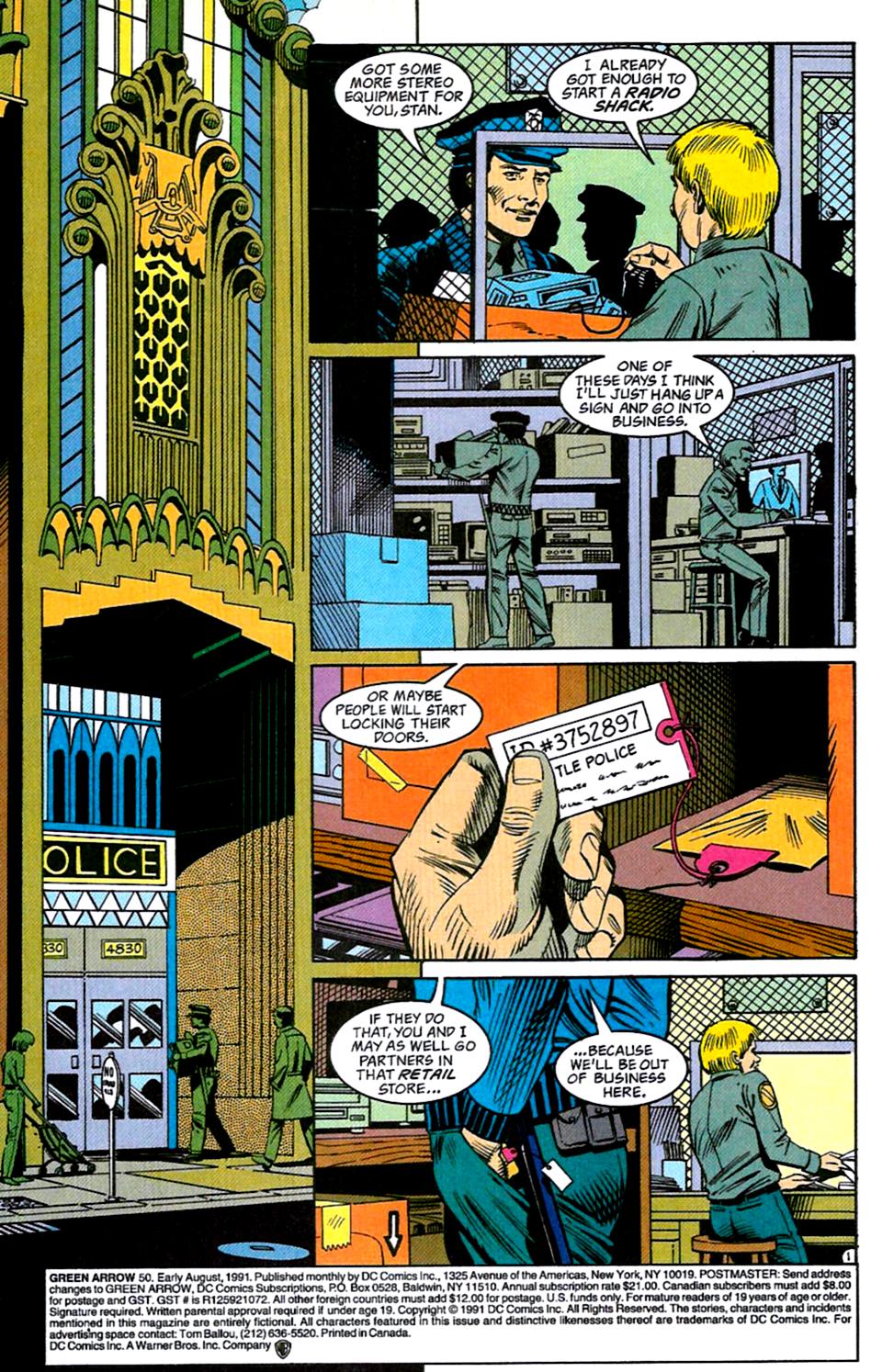 Green Arrow (1988) Issue #50 - Page 2