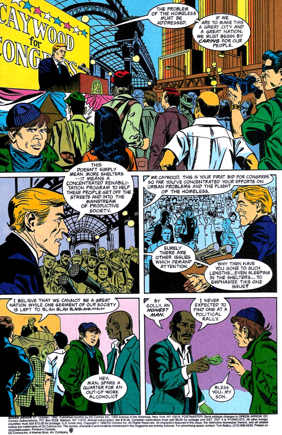 Green Arrow (1988) Issue #67 - Page 2