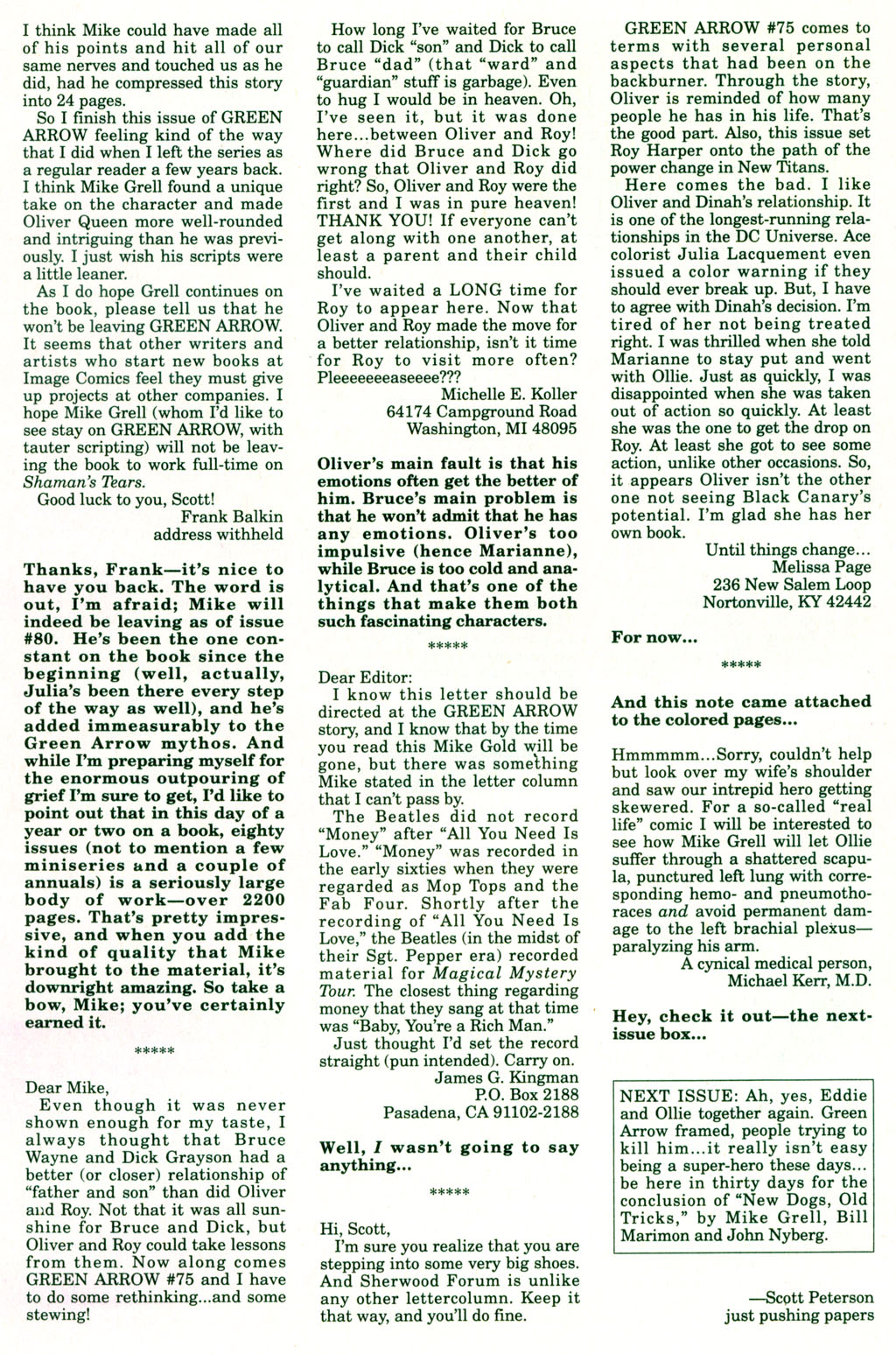 Green Arrow (1988) Issue #79 - Page 22