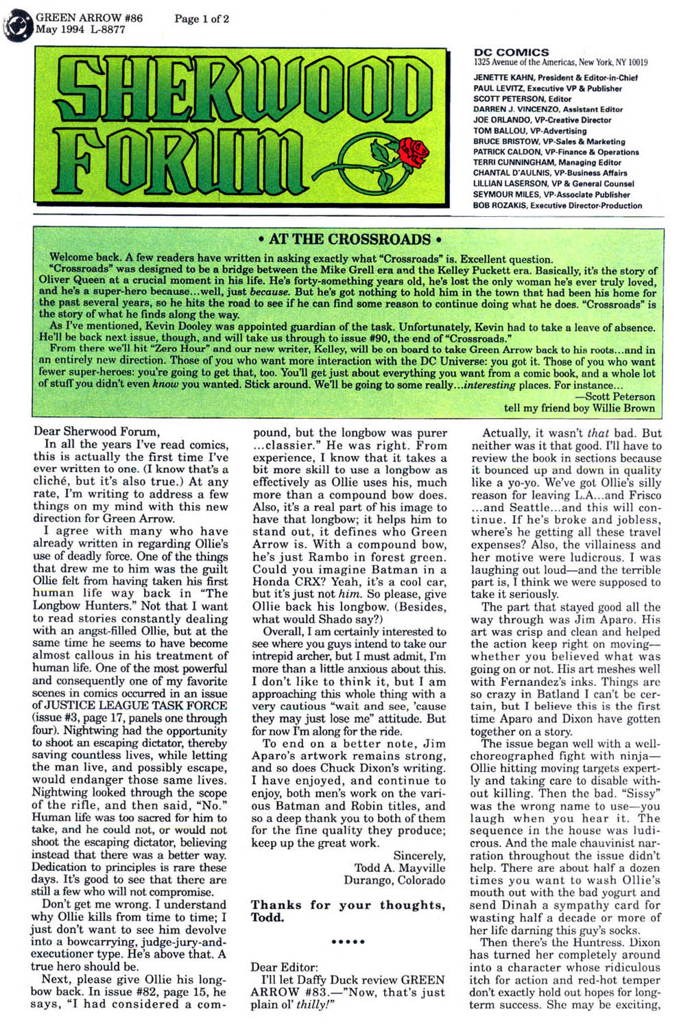 Green Arrow (1988) Issue #86 - Page 25