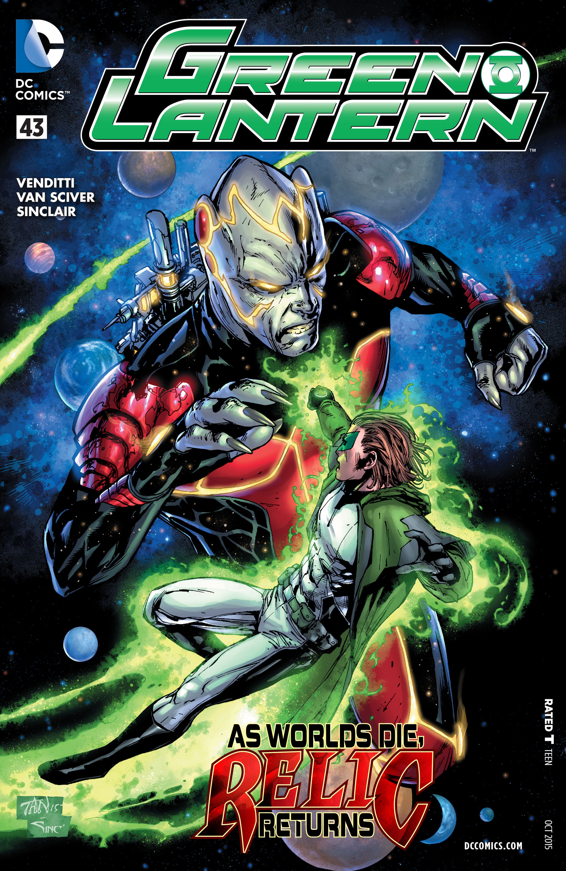 Green Lantern (2011) Issue #43 - Page 1