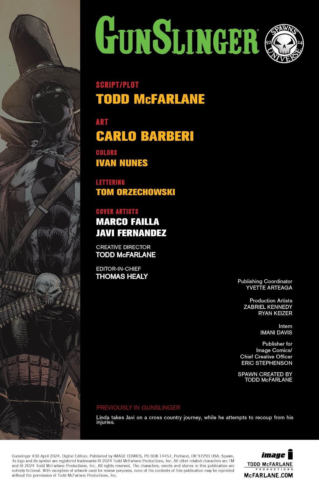 Gunslinger Spawn Issue #30 - Page 3