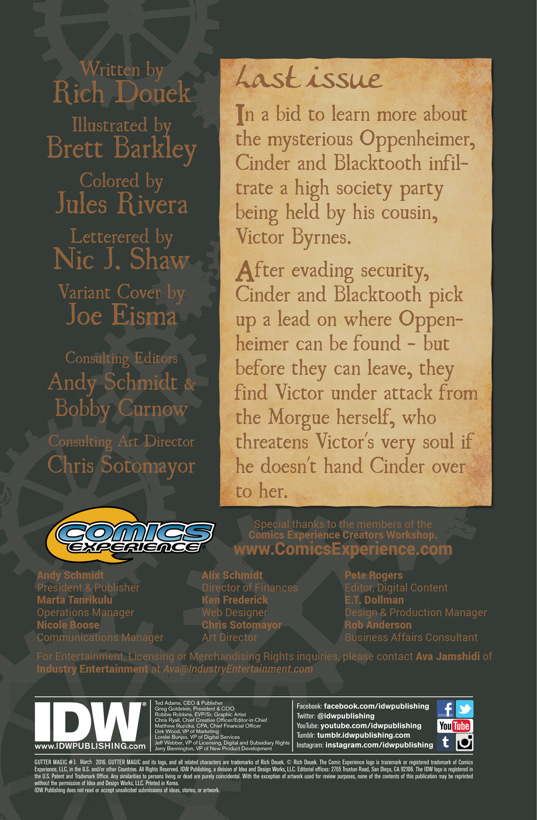 Gutter Magic (2016) Issue #3 - Page 3