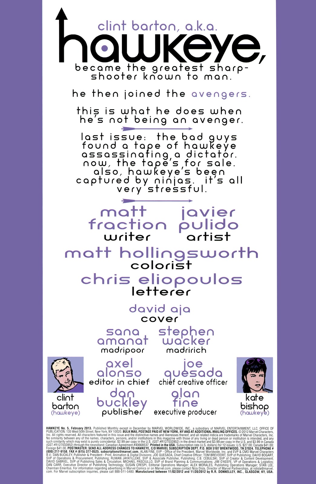 Hawkeye (2012) Issue #5 - Page 2