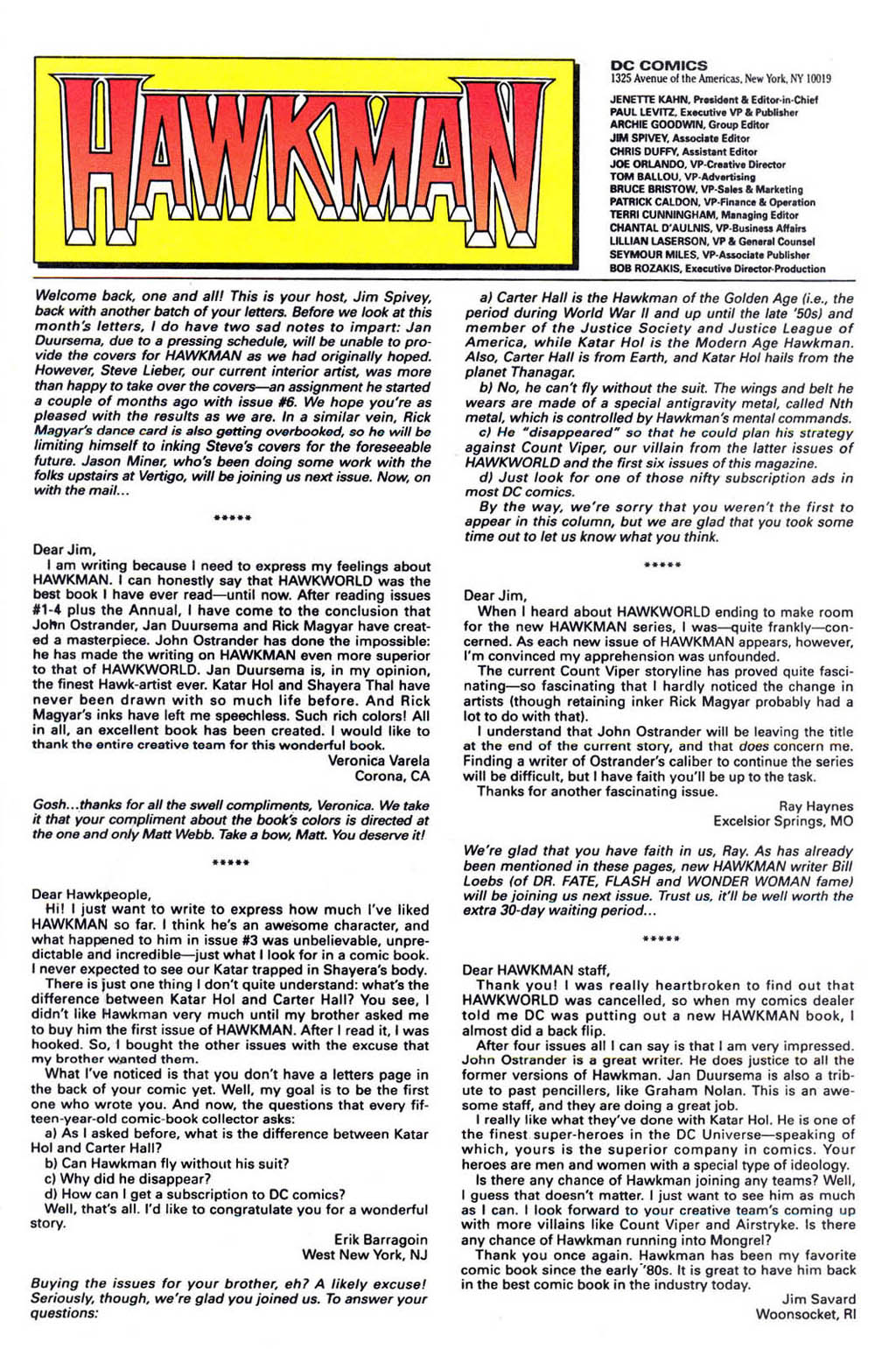 Hawkman (1993) Issue #8 - Page 24