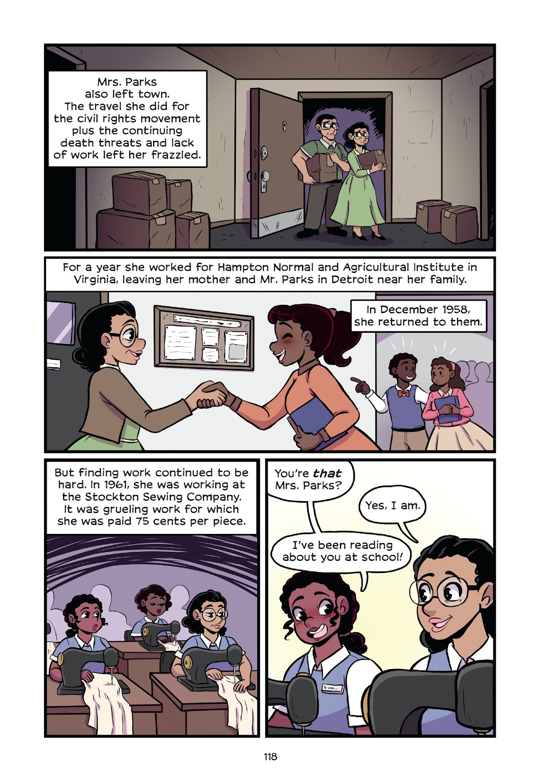 History Comics Rosa Parks & Claudette Colvin - Civil Rights Heroes - Page 123