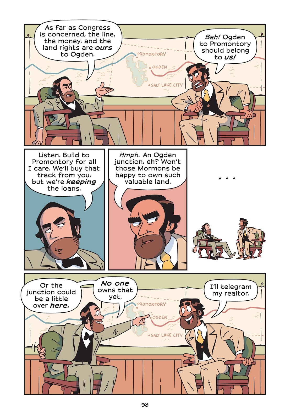 History Comics The Transcontinental Railroad - Page 107