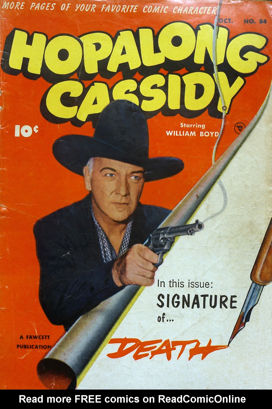 Hopalong Cassidy Issue #84 - Page 1