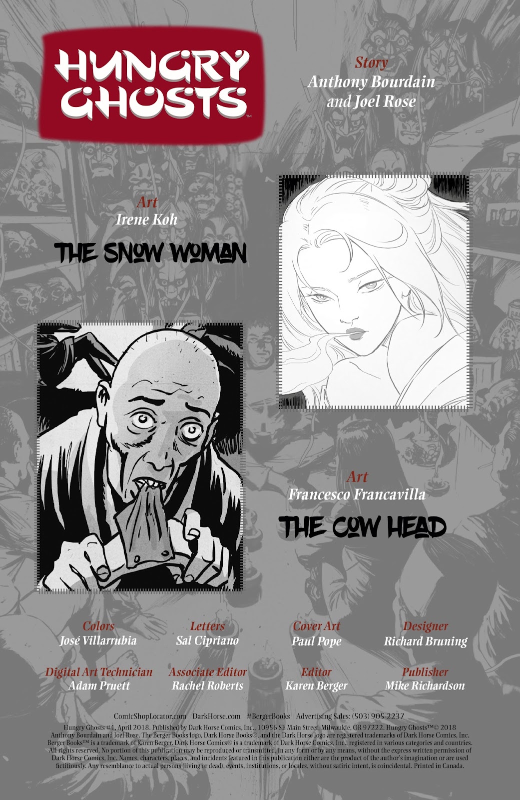 Hungry Ghosts Issue #4 - Page 2