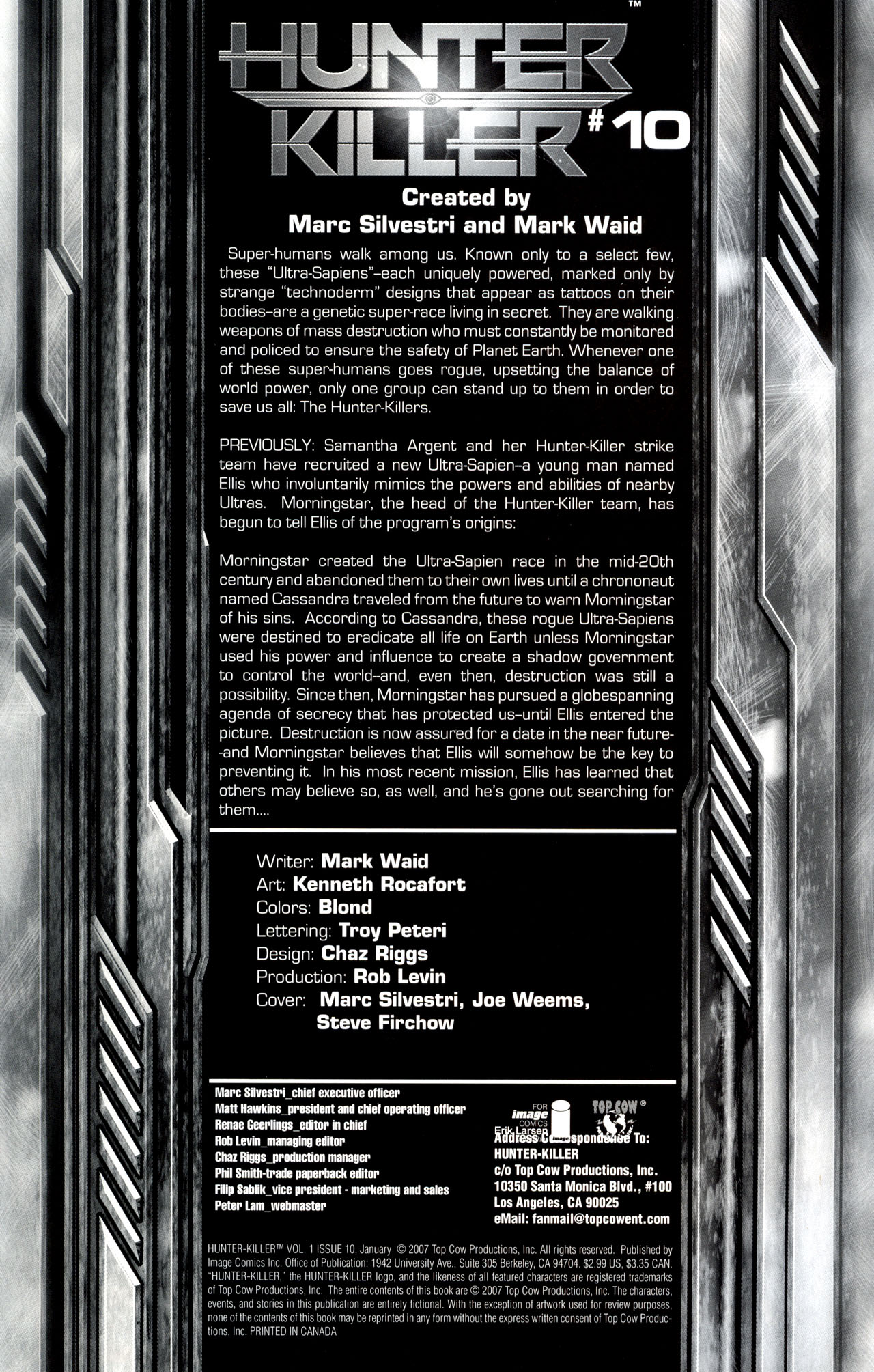Hunter-Killer Issue #10 - Page 2