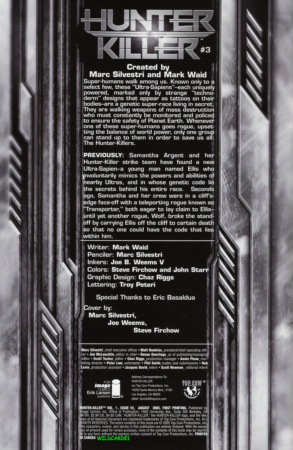 Hunter-Killer Issue #3 - Page 2