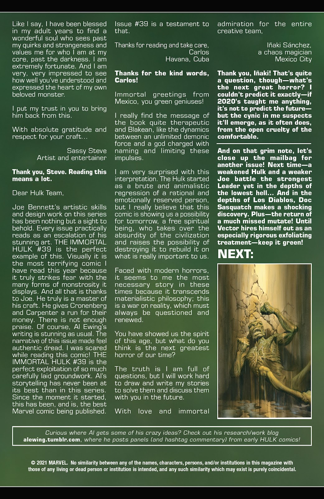 Immortal Hulk Issue #44 - Page 20