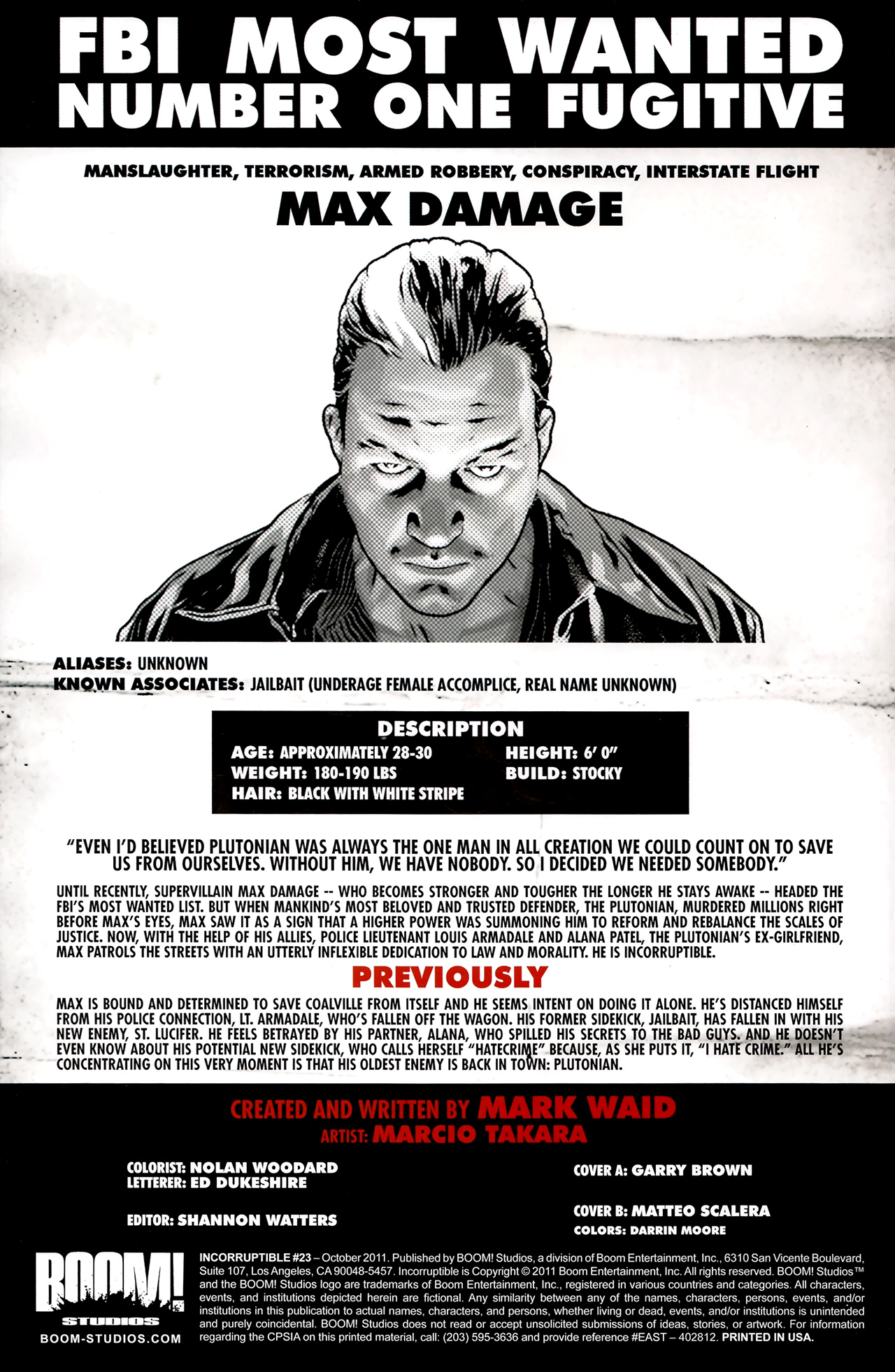 Incorruptible Issue #23 - Page 3