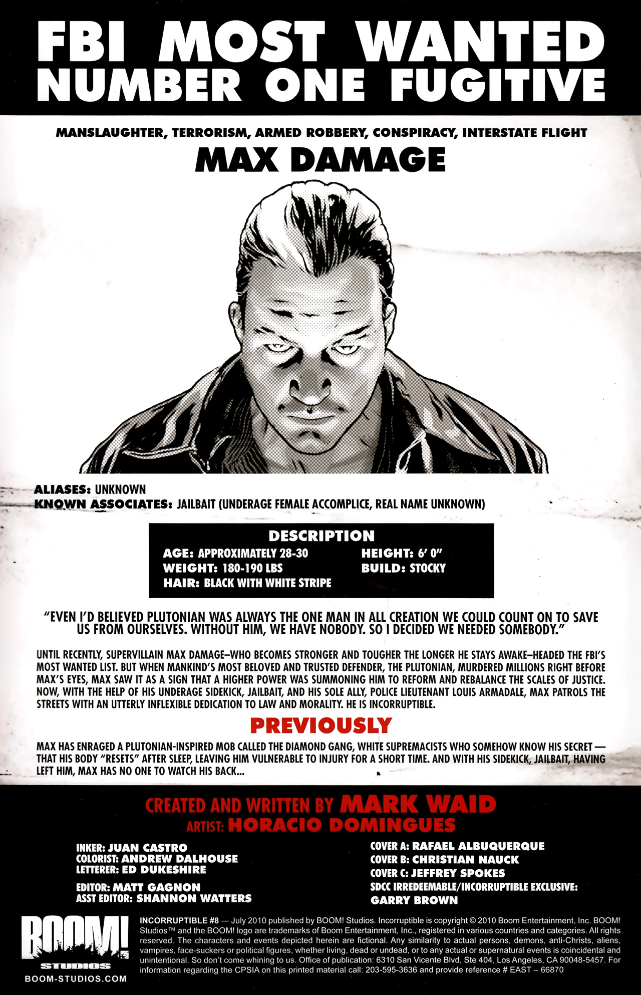Incorruptible Issue #8 - Page 3