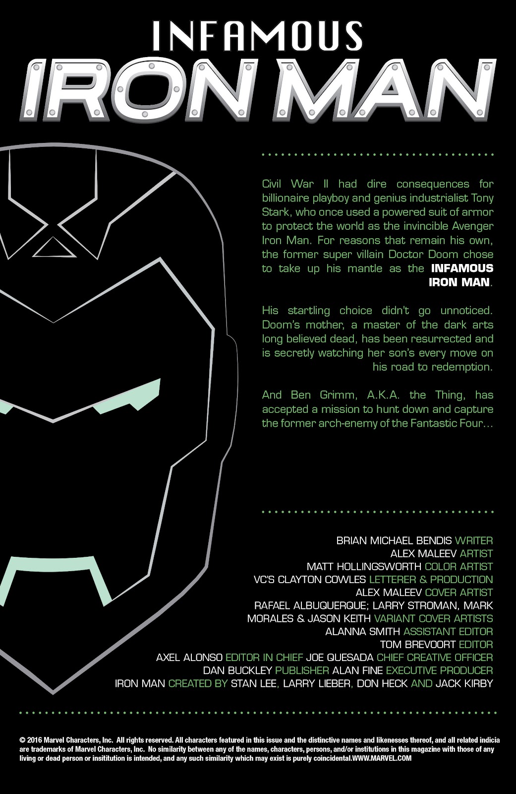 Infamous Iron Man Issue #2 - Page 2