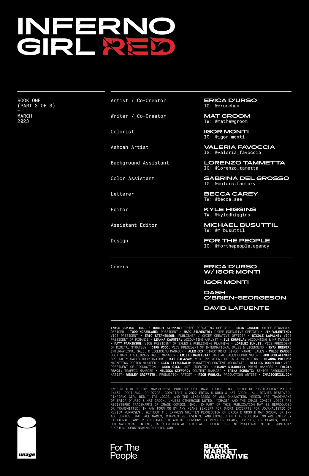 Inferno Girl Red Issue #3 - Page 2