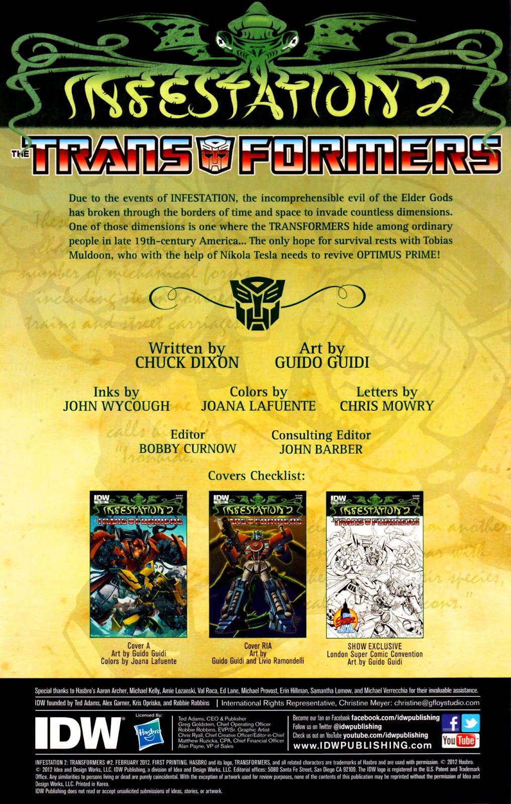 Infestation 2: Transformers Issue #2 - Page 2