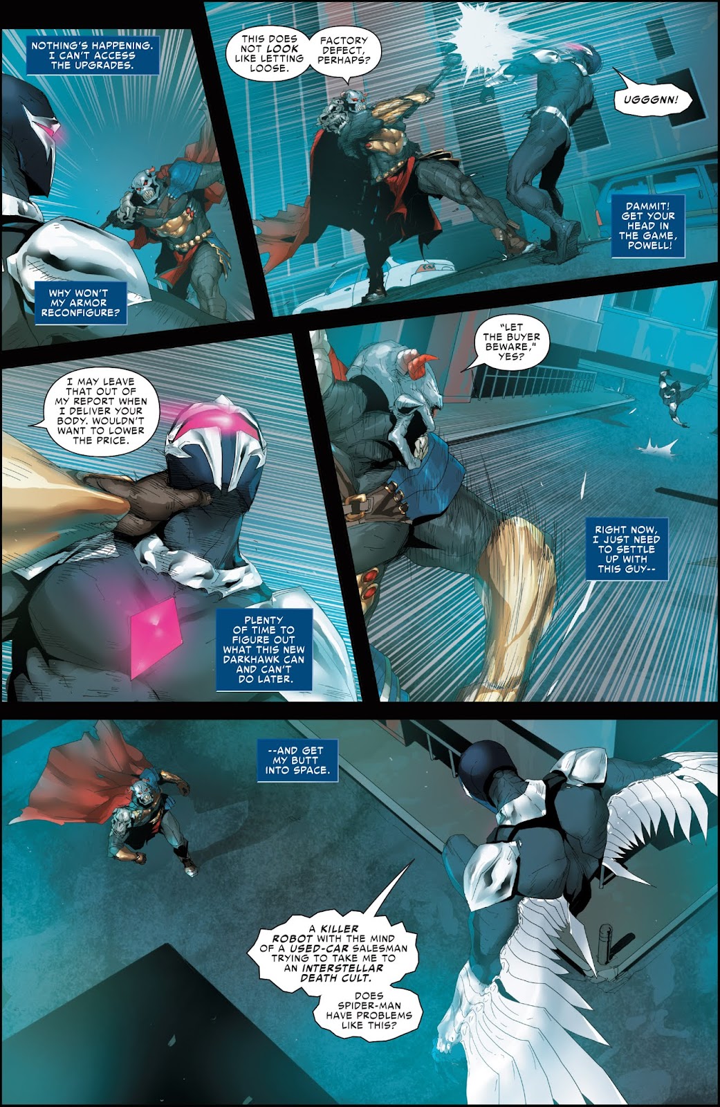 Infinity Countdown: Darkhawk Issue #1 - Page 20