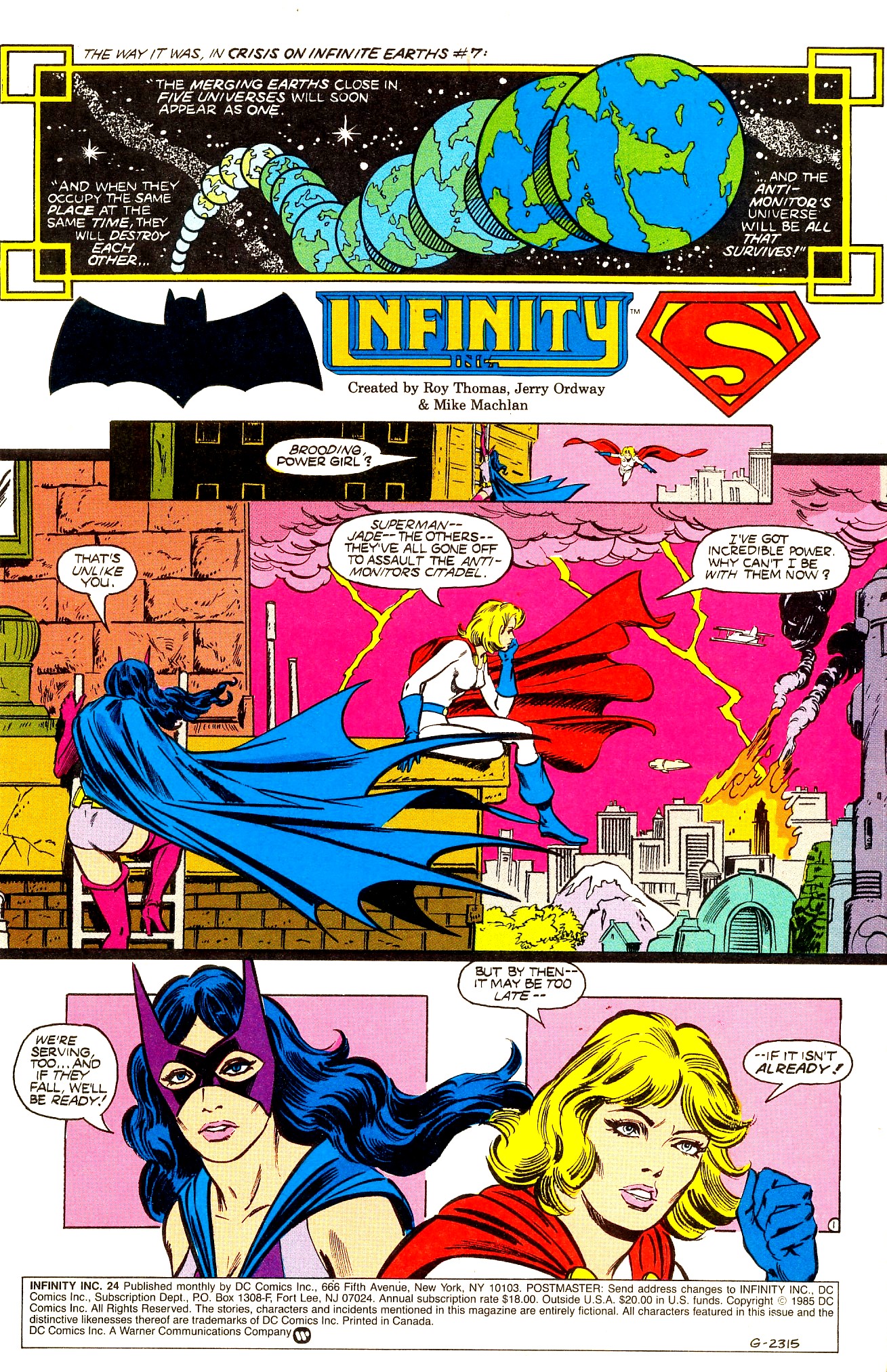 Infinity Inc. (1984) Issue #24 - Page 3
