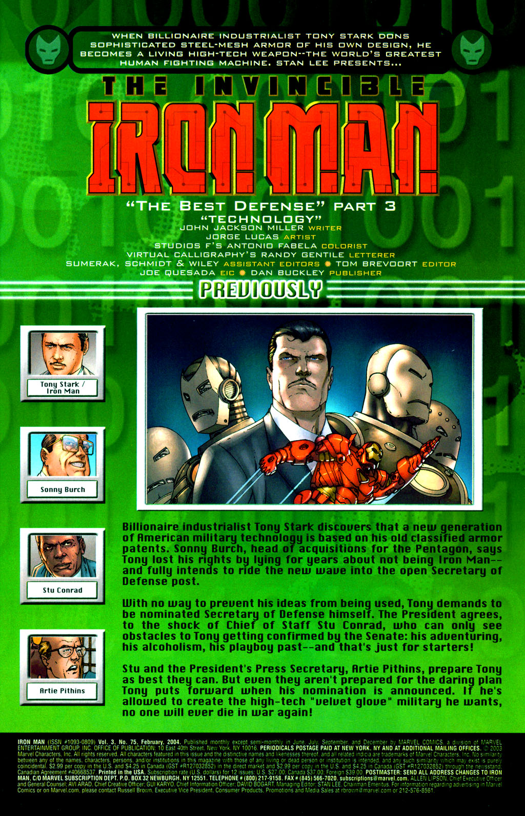 Iron Man (1998) Issue #75 - Page 2