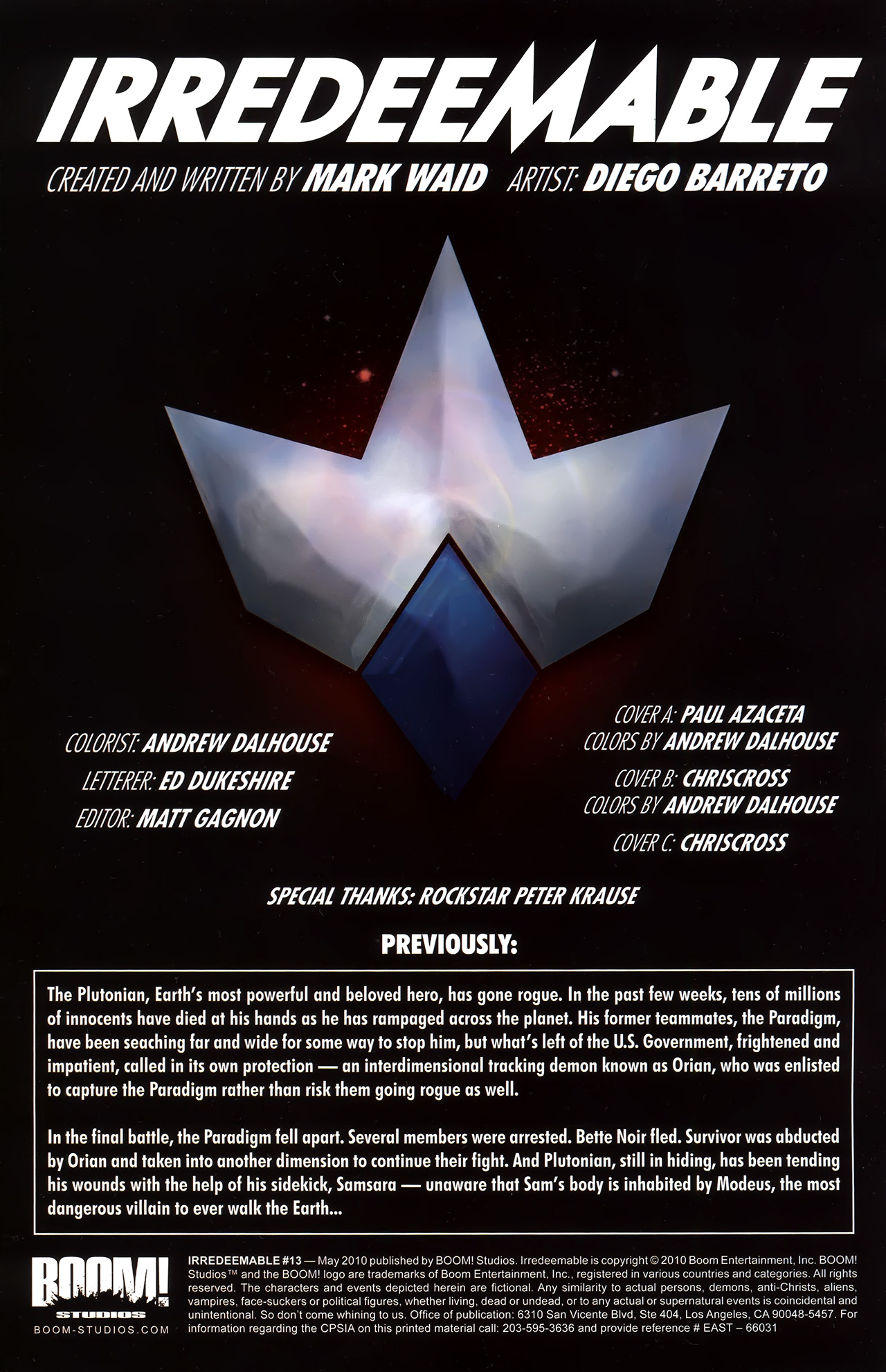 Irredeemable Issue #13 - Page 3