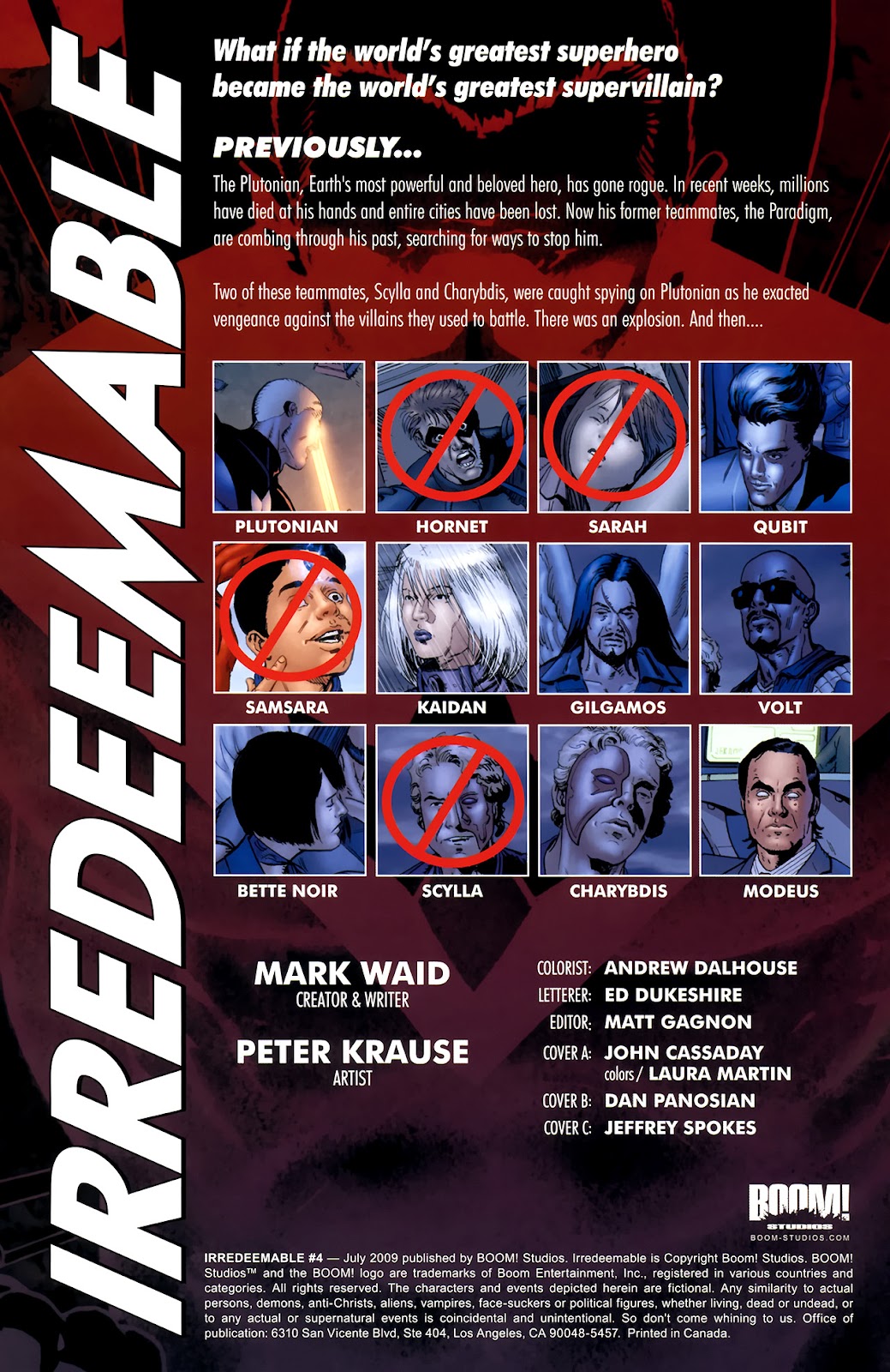 Irredeemable Issue #4 - Page 3