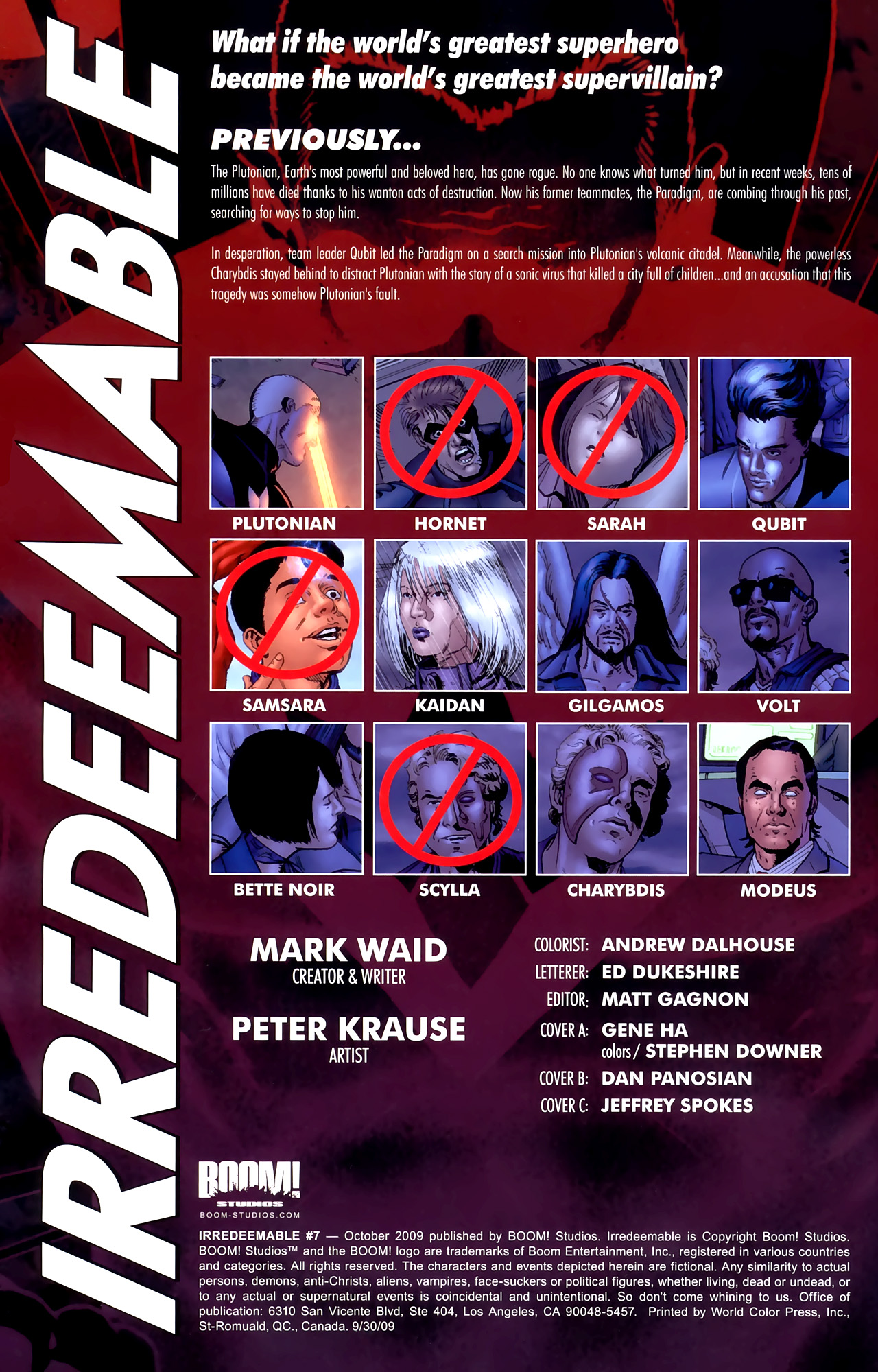 Irredeemable Issue #7 - Page 3