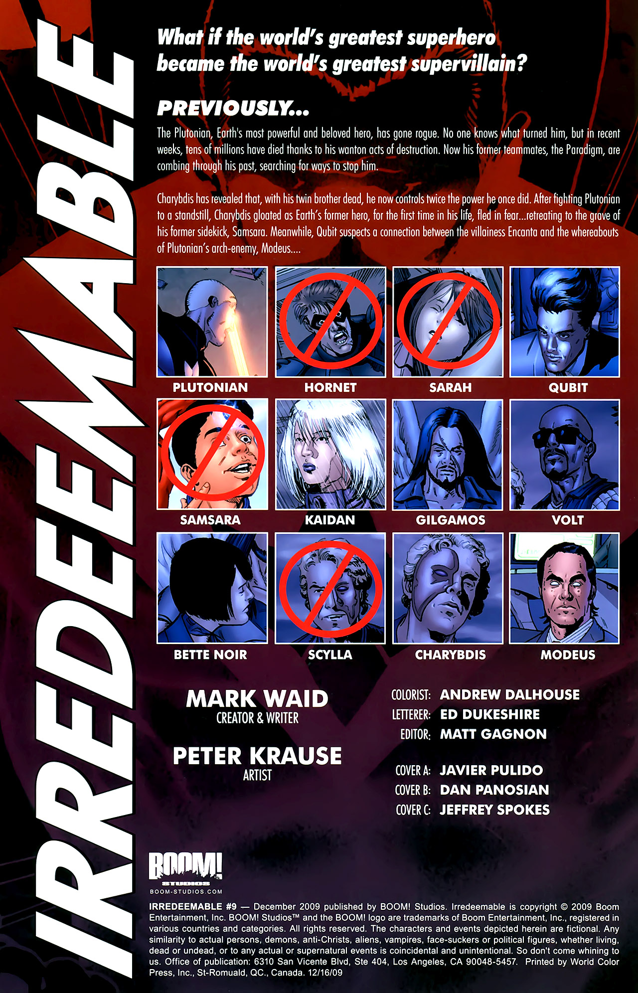 Irredeemable Issue #9 - Page 3