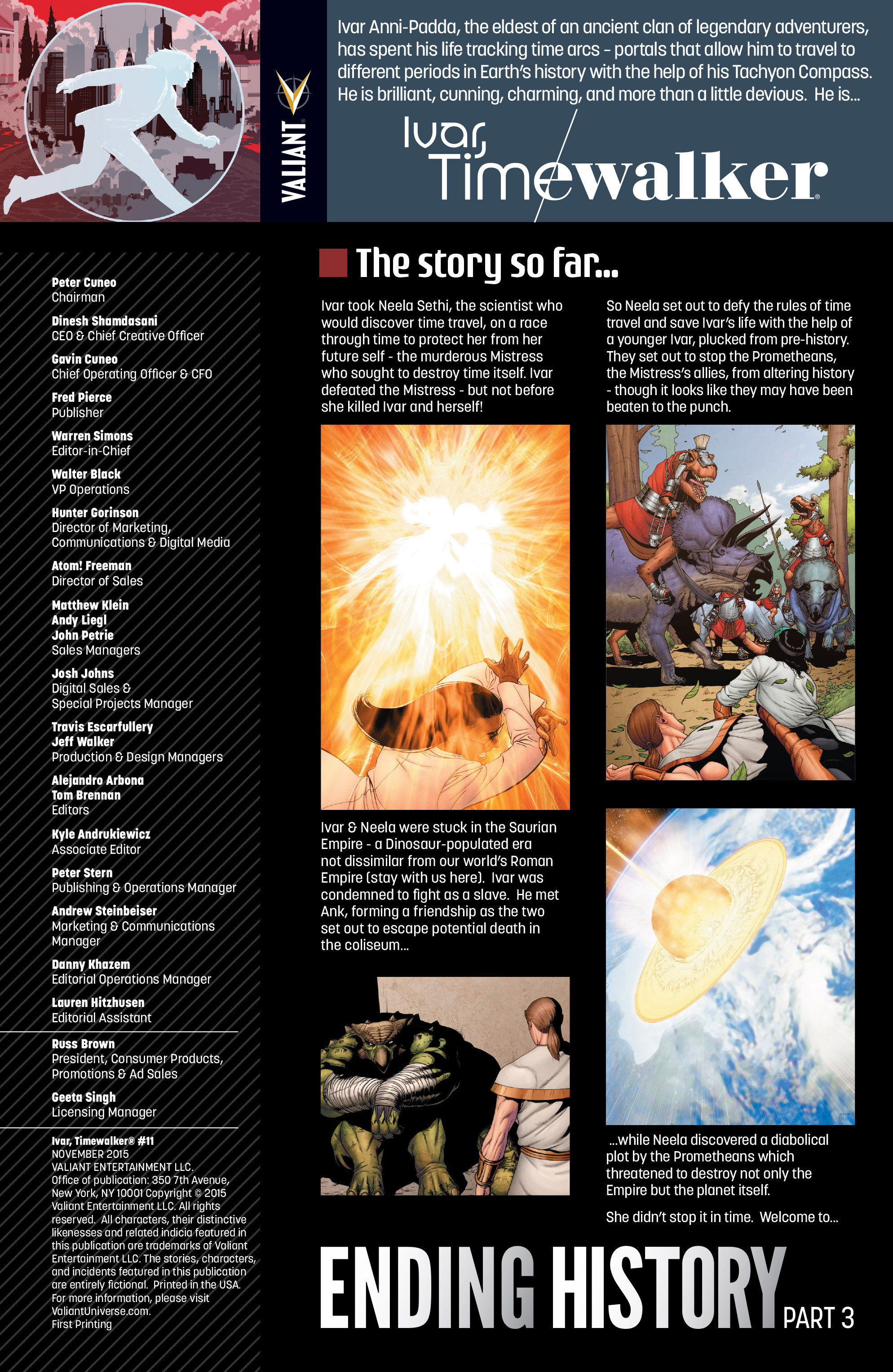 Ivar, Timewalker Issue #11 - Page 2