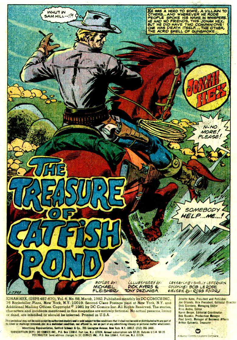 Jonah Hex (1977) Issue #58 - Page 2