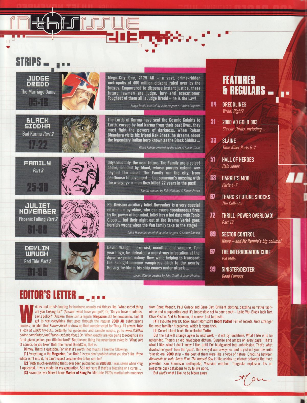Judge Dredd Megazine (Vol.5) Issue #203 - Page 2