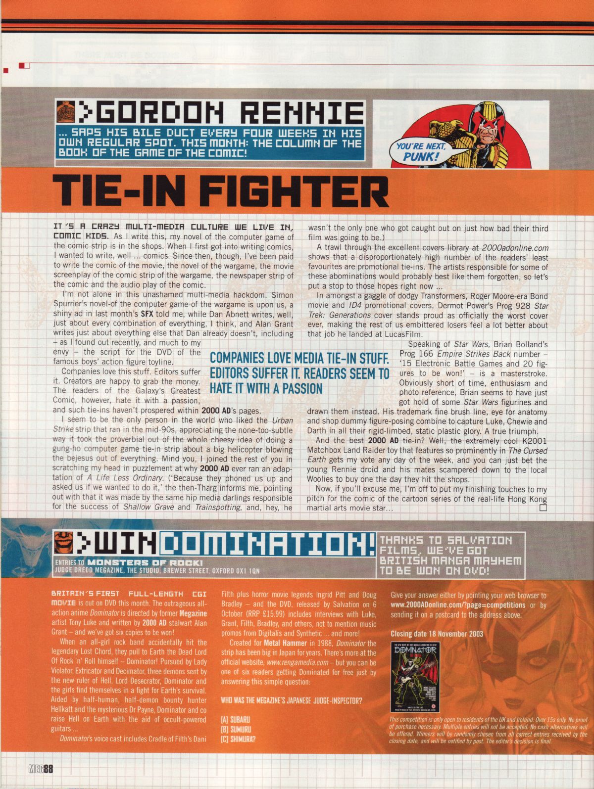 Judge Dredd Megazine (Vol.5) Issue #212 - Page 88