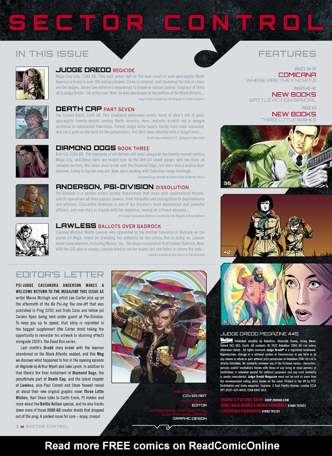 Judge Dredd Megazine (Vol.5) Issue #445 - Page 3