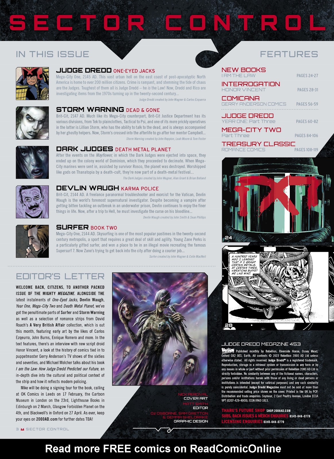 Judge Dredd Megazine (Vol.5) Issue #453 - Page 3