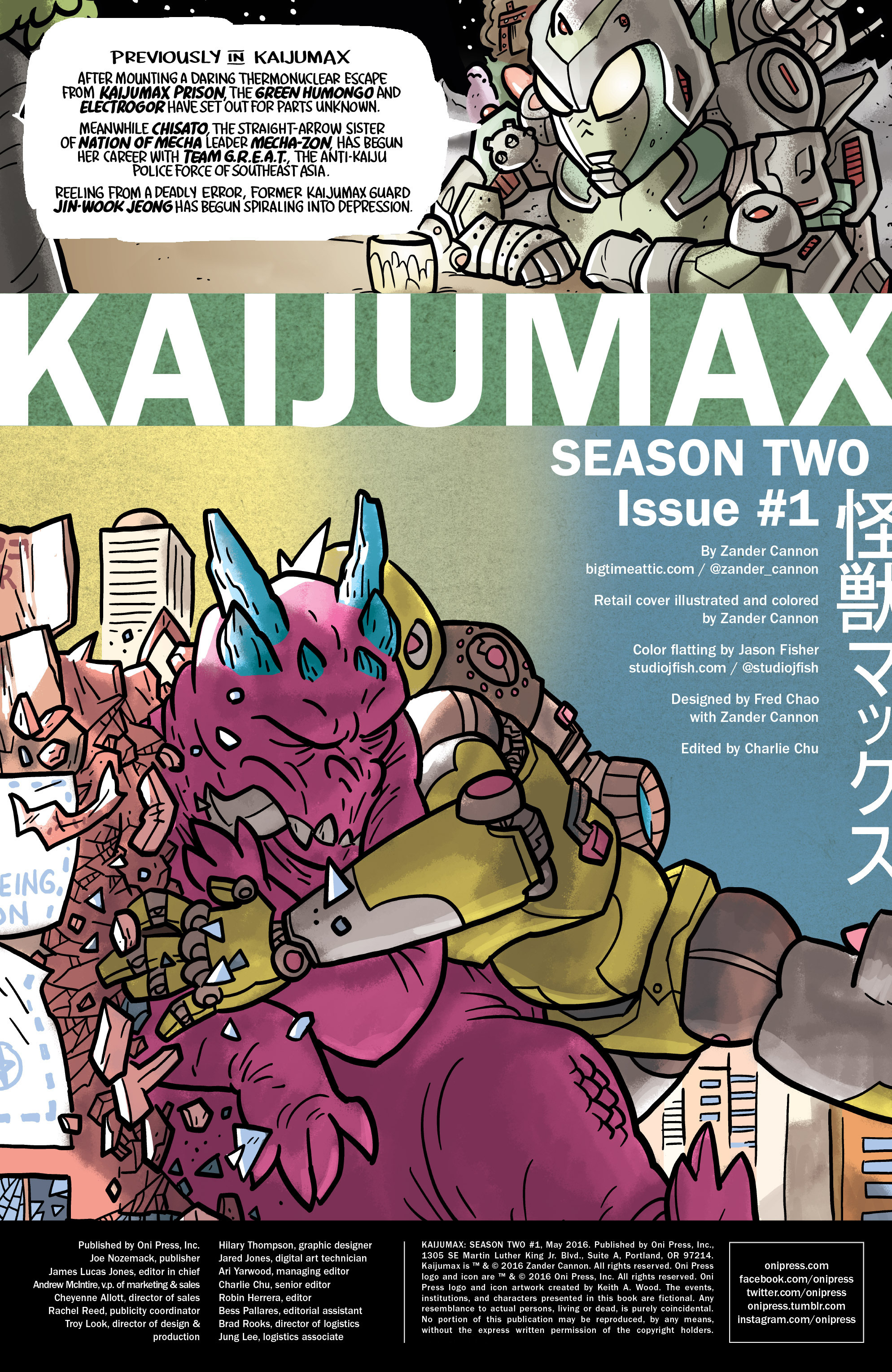 Kaijumax Season 2 Issue #1 - Page 2