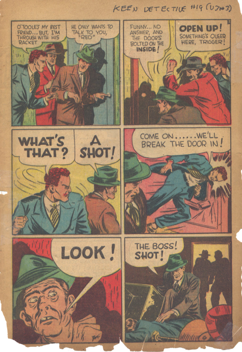 Keen Detective Funnies Issue #19 - Page 2
