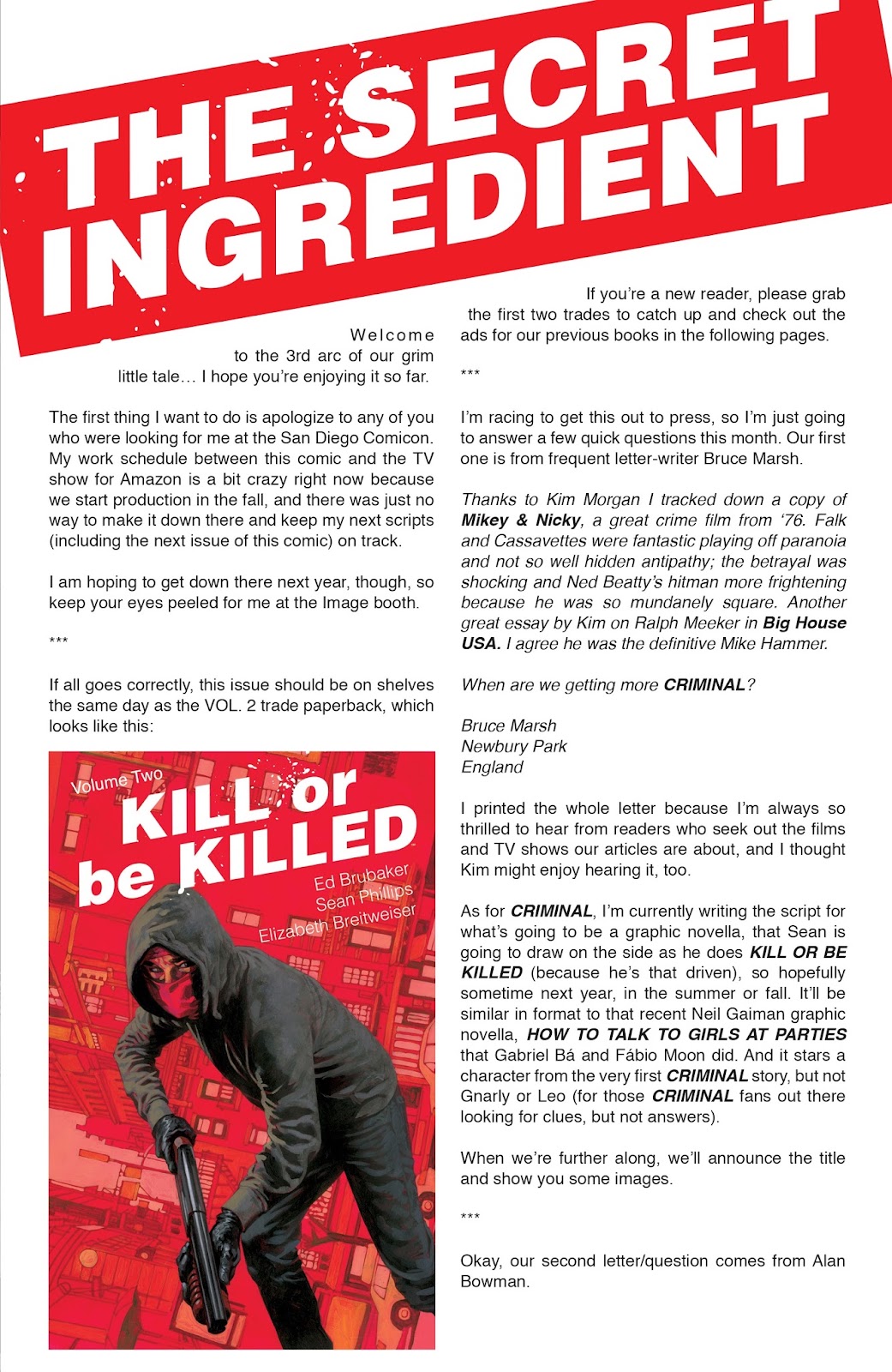 Kill or Be Killed Issue #11 - Page 27