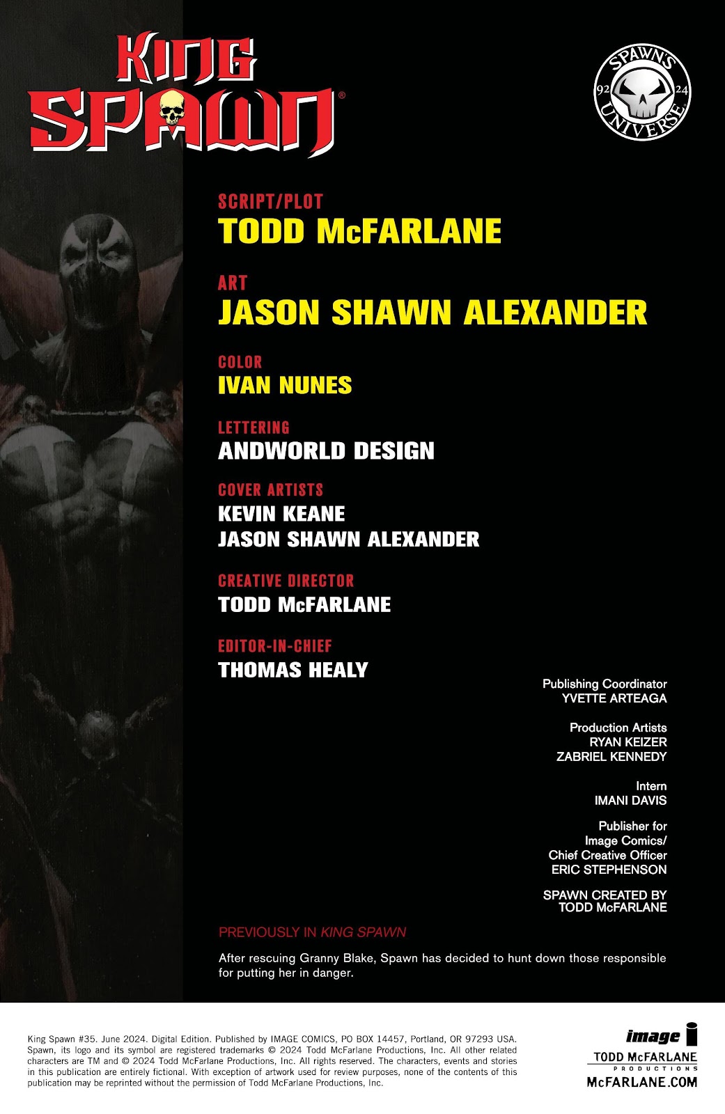 King Spawn Issue #35 - Page 3