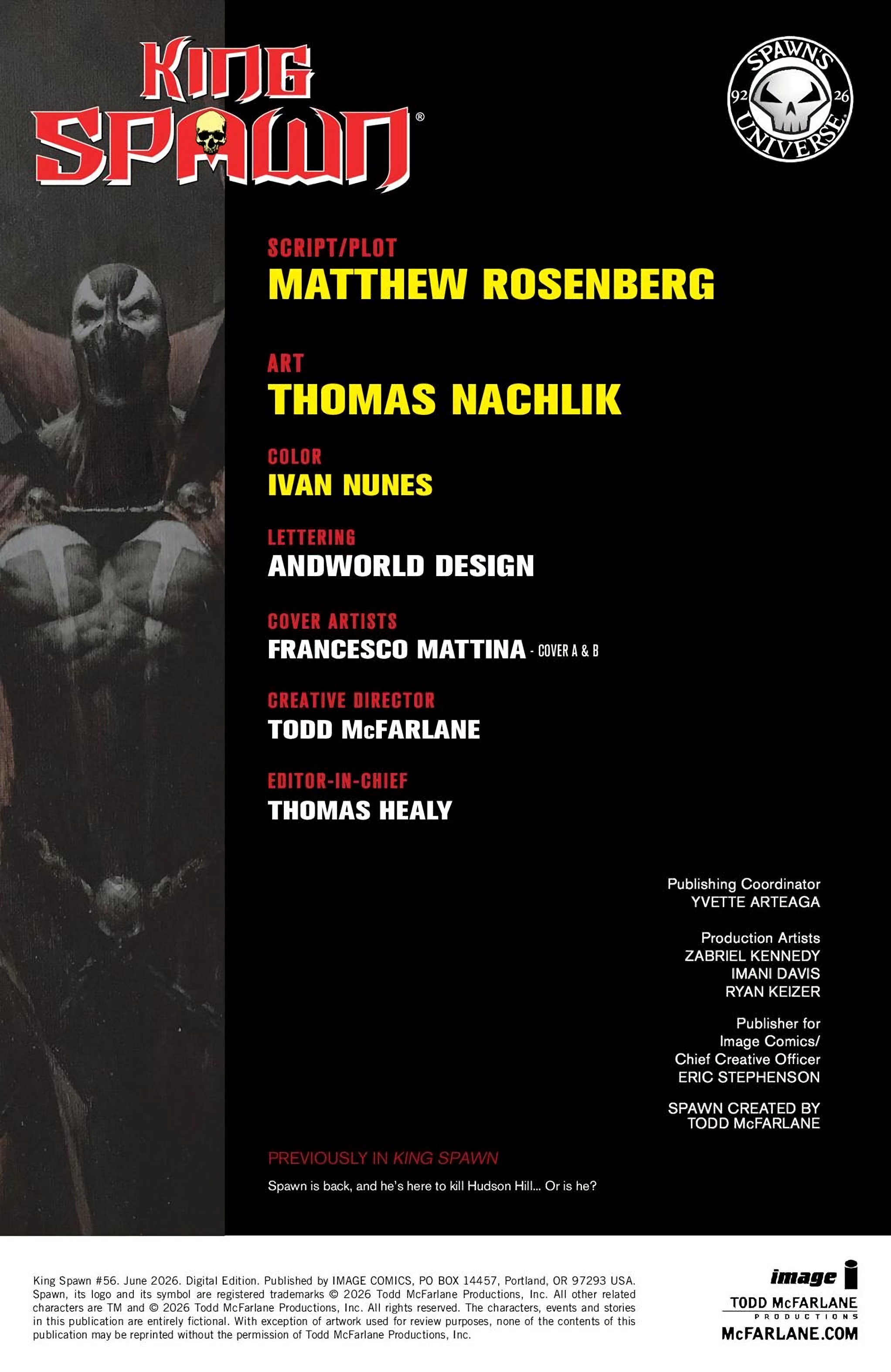 King Spawn Issue #56 - Page 2