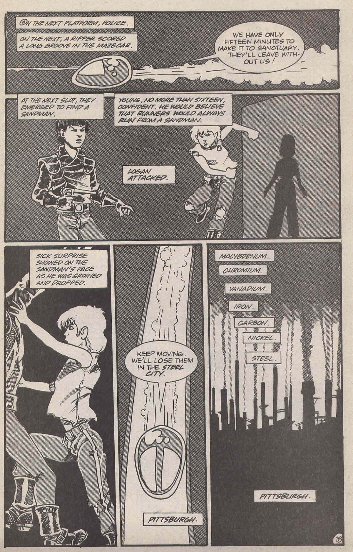 Logan's Run (1990) Issue #6 - Page 20