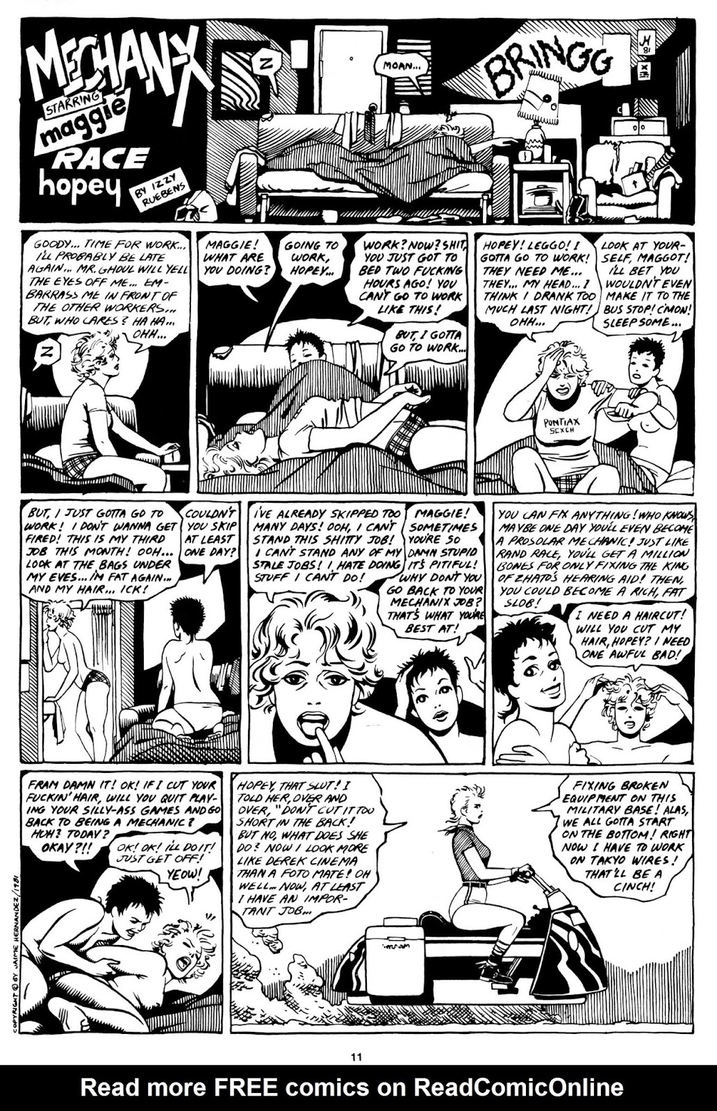Love and Rockets (1982) Issue #1 - Page 11