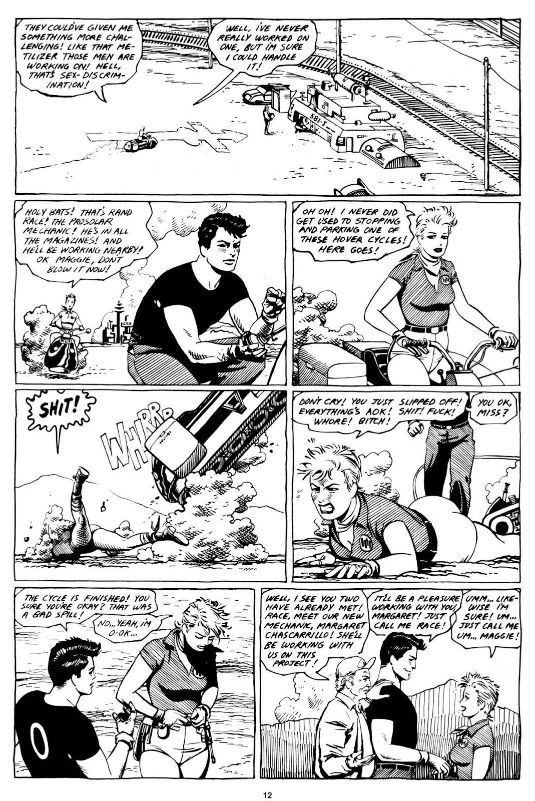 Love and Rockets (1982) Issue #1 - Page 12