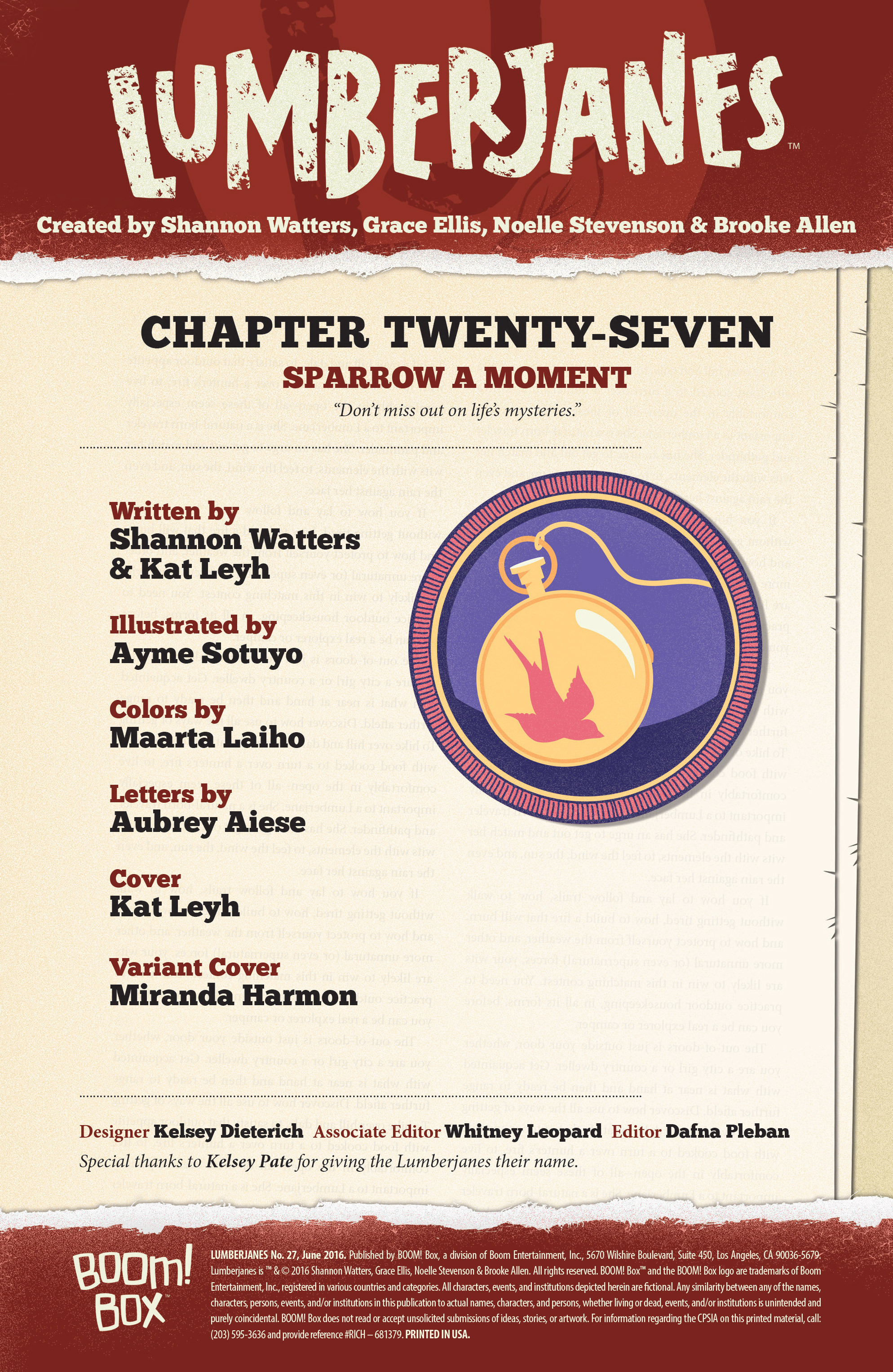 Lumberjanes Issue #27 - Page 2