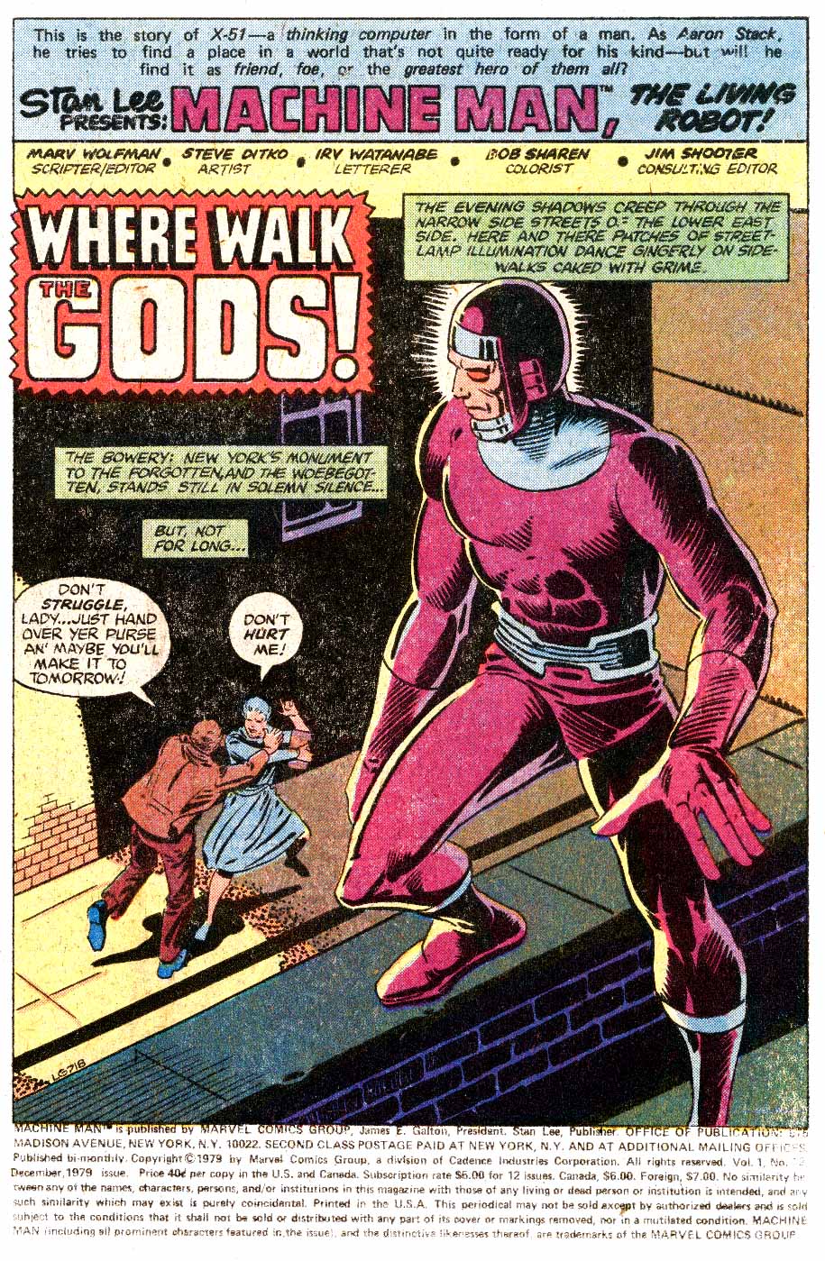 Machine Man (1978) Issue #12 - Page 2